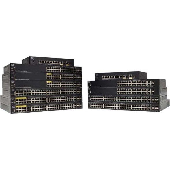 Cisco 350 SG350-28MP 24 Poorten Beheer mogelijk Ethernetswitch - Gigabit Ethernet - 1000Base-T, 1000Base-X