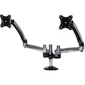 Peerless-AV® Grommet Base Dual Monitor Desktop Arm Mount for up to 38" Monitors