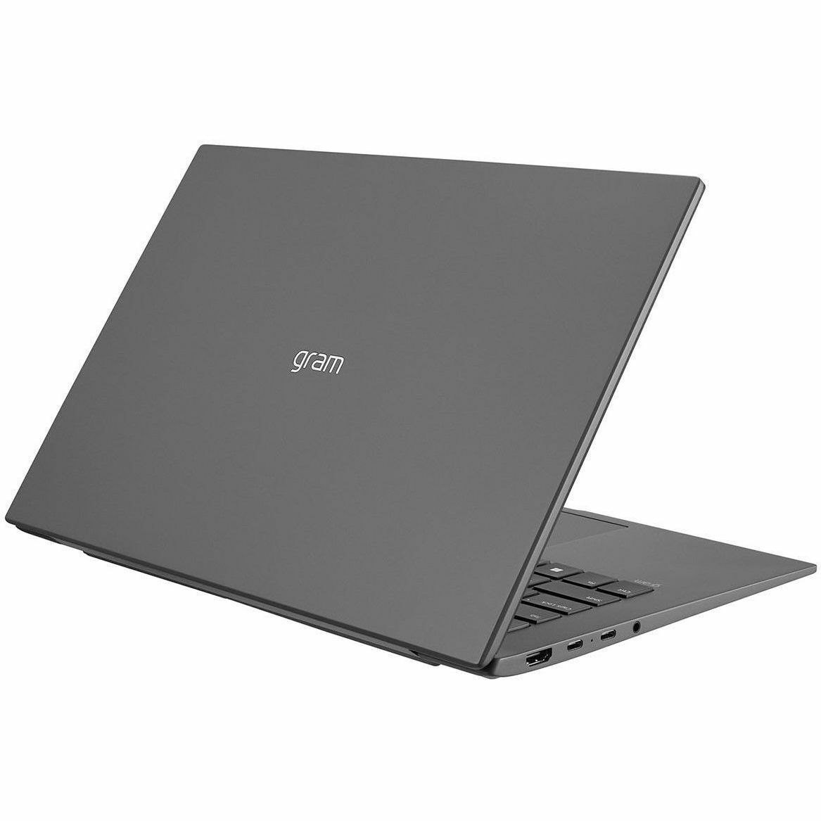 LG gram 14Z90R-N.APC5U1 14" Notebook - WUXGA - 60 Hz - Intel Core i5 13th Gen i5-1340P - 8 GB - 512 GB PCI Express NVMe 4.0 SSD - Charcoal Gray