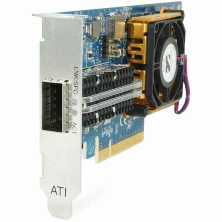 Allied Telesis PCIe 100 Gig SFP28 Network Interface Card, TAA