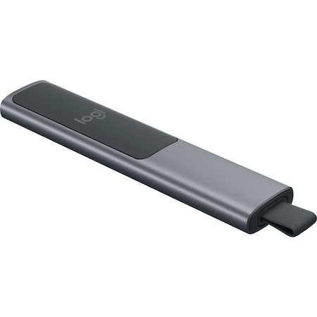 Logitech Spotlight Presentation Remote - Universal Wireless Presentation Clicker with Laser Pointer, Advanced Digital Highlighting, Bluetooth, 30 m Range and Quick Charging, Slate