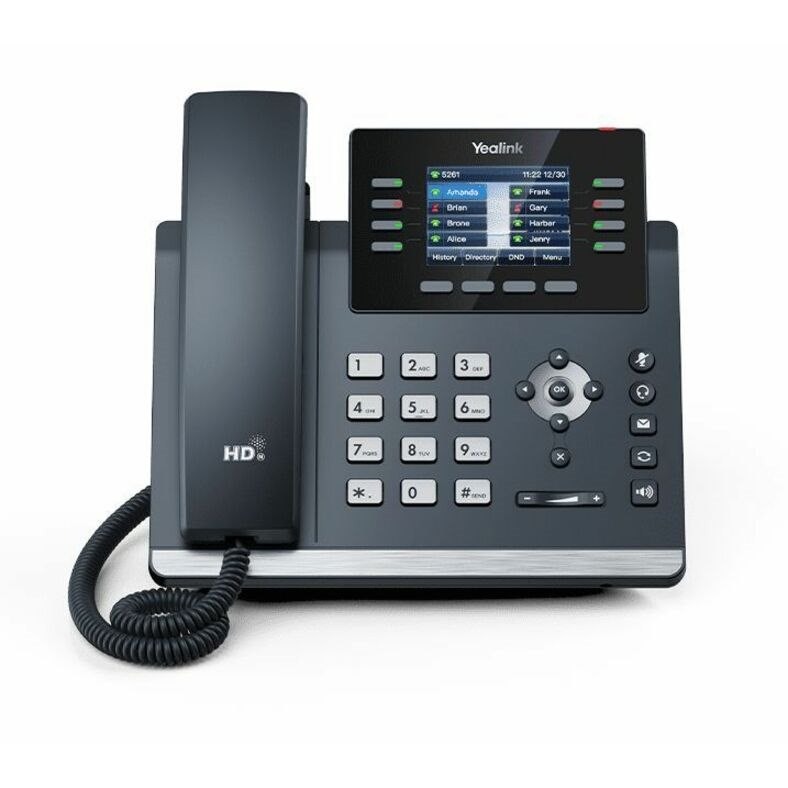 Yealink SIP-T44U IP Phone - Corded - Corded/Cordless - Wi-Fi