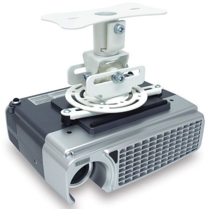 Atdec TH-WH-PJ-FM Ceiling Mount for Projector - Silver