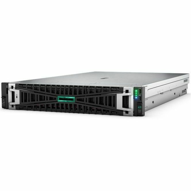 HPE ProLiant DL380 G11 2U Rack Server - 2 x Intel Xeon Gold 6526Y 2.80 GHz - 128 GB RAM - 3 TB HDD - (5 x 600GB) HDD Configuration - 12Gb/s SAS, Serial ATA/600, NVMe Controller