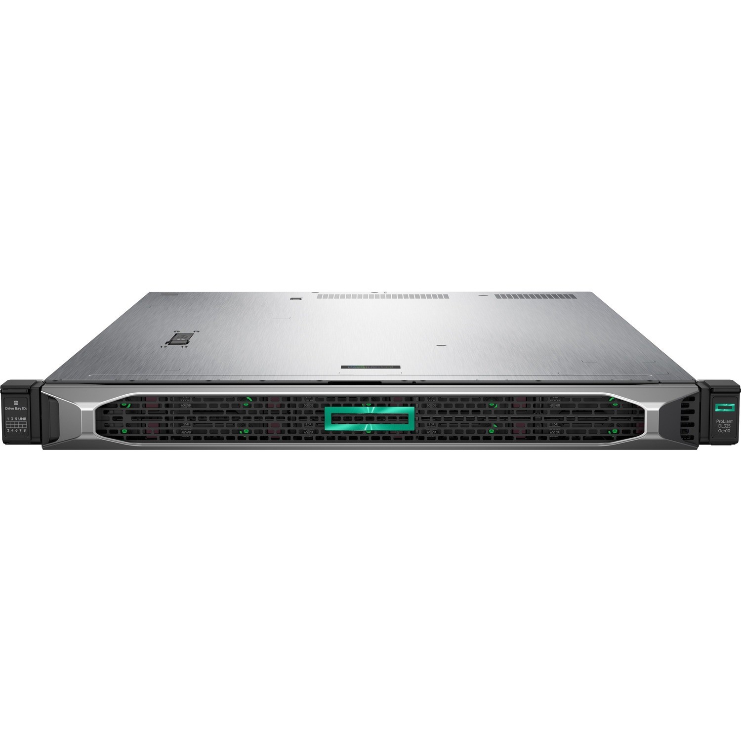 HPE ProLiant DL325 G10 1U Rack Server - 1 EPYC 7251 2.10 GHz - 8 GB RAM - 12Gb/s SAS Controller