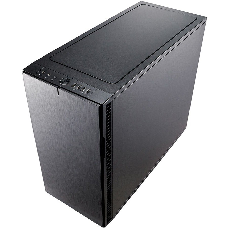 Fractal Design Define R6 Computer Case - EATX, ATX Motherboard Supported - Mid-tower - Steel, Anodized Aluminium - Black