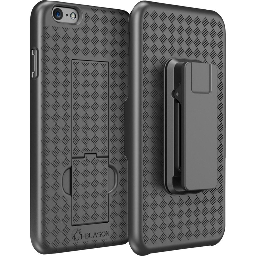 i-Blason Transformer Carrying Case (Holster) Apple iPhone 6 Plus Smartphone - Black