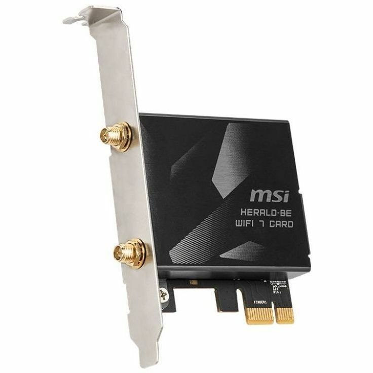 MSI HERALD-BE IEEE 802.11be Bluetooth 5.4 Tri Band Wi-Fi/Bluetooth Combo Adapter