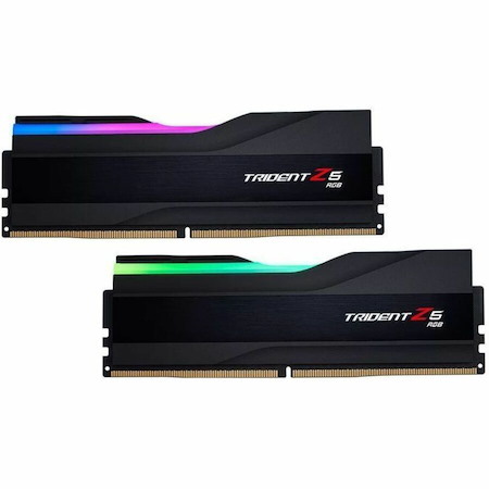 G.SKILL Trident Z5 RGB F5-8200J4052F24GX2-TZ5RK RAM Module for Desktop PC, Motherboard - 48 GB (2 x 24GB) - RGB - DDR5-8200/PC5-65600 DDR5 SDRAM - 8200 MHz - CL40 - 1.35 V