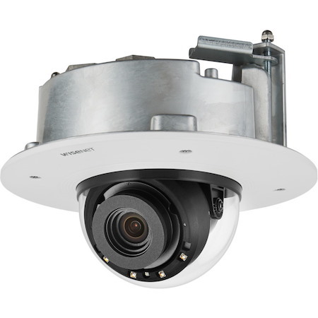 Wisenet XND-8082RF 6 Megapixel HD Network Camera - Color, Monochrome - Dome - Signal White