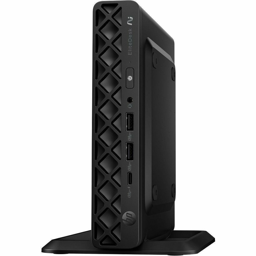 HP EliteDesk 8 G1a Desktop Computer - AMD Ryzen AI 5 340 - 16 GB - 512 GB PCI Express NVMe SSD - Mini PC - Jack Black