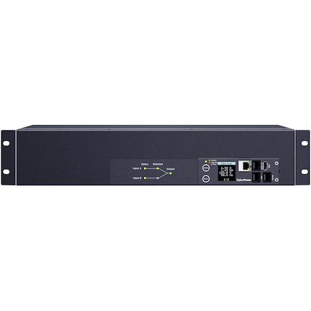 CyberPower PDU44007 Single Phase 240 - 200 VAC 30A Switched ATS PDU