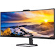 Philips 34E1C5600HE 34" Class Webcam UW-QHD Curved Screen Gaming LCD Monitor - 21:9