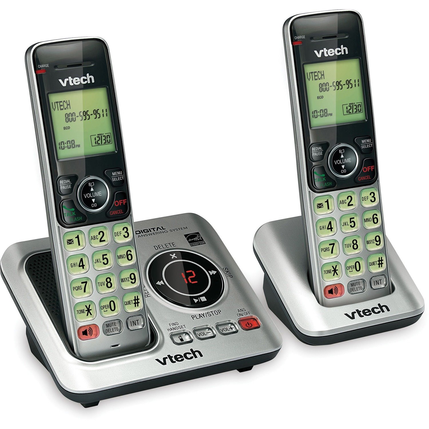 VTech CS6629-2 DECT 6.0 1.90 GHz Cordless Phone