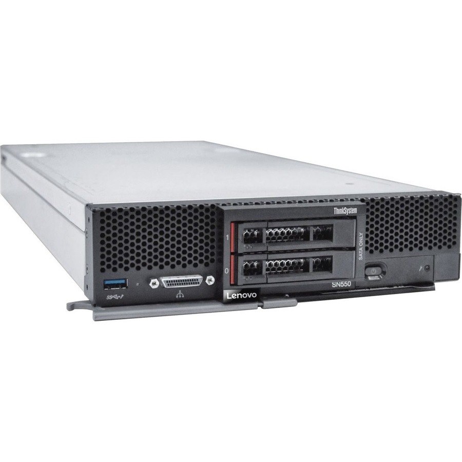 Lenovo ThinkSystem SN550 7X16A0BBEA Blade Server - 1 Xeon Gold 5222 3.80 GHz - 32 GB RAM - 32 GB SSD - (1 x 32GB) SSD Configuration - Serial ATA/600 Controller