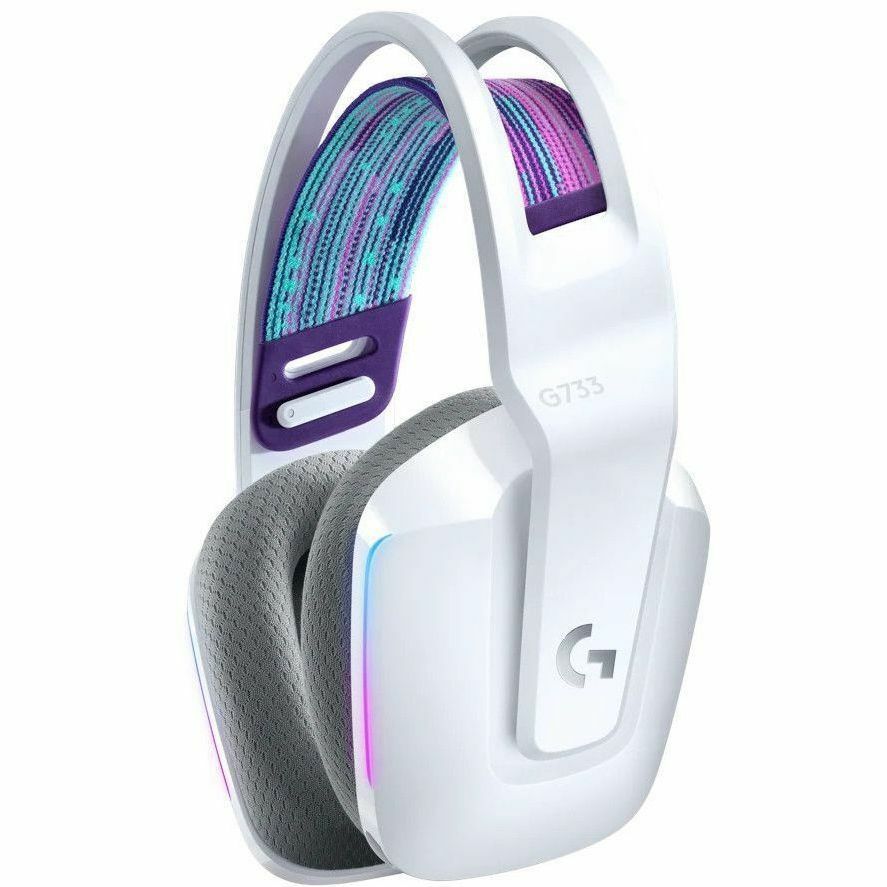 Logitech G733 Wireless Over-the-head Gaming Headset - White