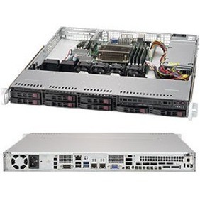 Supermicro SuperServer 1019S-MC0T Server Barebone System - 1U Rack-mountable - Socket H4 LGA-1151 - 1 x Processor Support