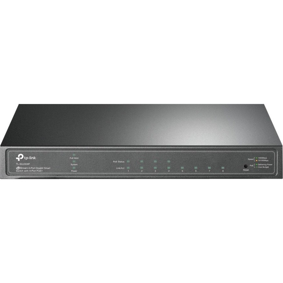 TP-LINK TL-SG2008P 8-Port Gigabit Smart Switch (4x PoE+)