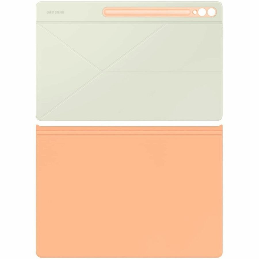 Samsung Book Cover Carrying Case (Book Fold) Samsung Galaxy Tab S10 Ultra, Galaxy Tab S9 Ultra Tablet - Orange