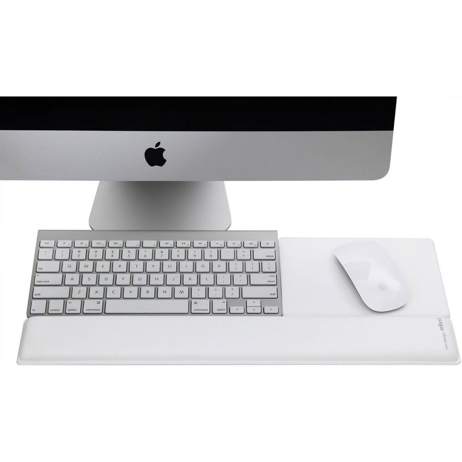 Rain Design mRest Wrist Rest & Mouse Pad - White