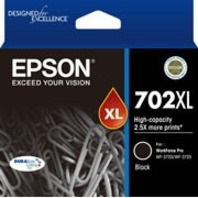 Epson DURABrite Ultra 702XL Original High Yield Inkjet Ink Cartridge - Black - 1 Pack