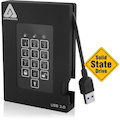 Apricorn Aegis Padlock Fortress A25-3PL256-S4000F 4 TB Solid State Drive - External