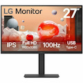 LG 27BA650-B 27" Class Full HD LED Monitor - 16:9 - Textured Black