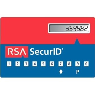 RSA SecurID SD520 Security Card