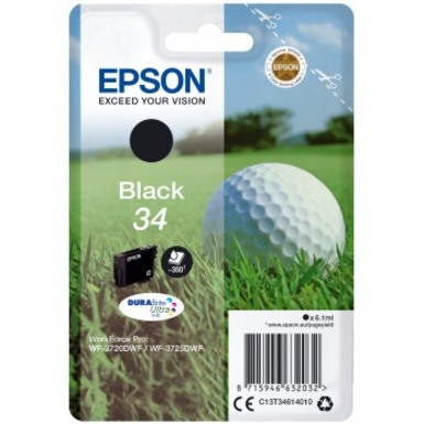 Epson DURABrite Ultra 34 Original Inkjet Ink Cartridge - Black - 1 / Blister Pack