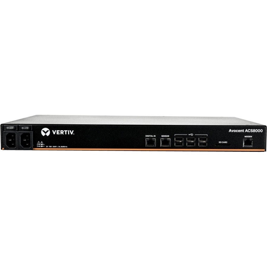 Vertiv Avocent ACS8000 Serial Console - 16 port Console Server | Modem | Dual AC