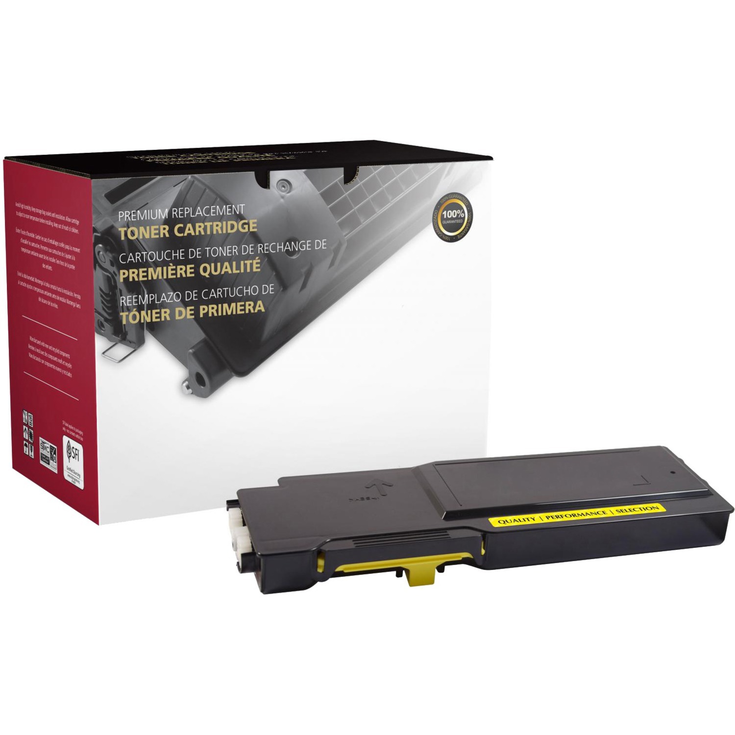 Clover Imaging Remanufactured Extra High Yield Yellow Toner Cartridge for Xerox 106R03525