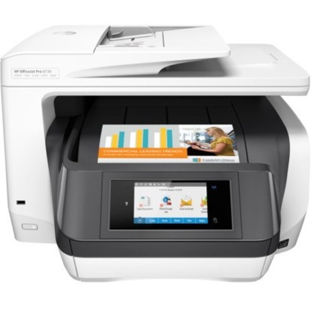 HP Officejet Pro 8730 Wireless Inkjet Multifunction Printer - Colour