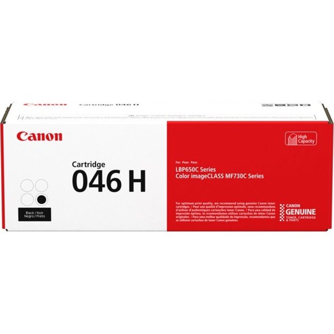 Canon 046 H Original High Yield Laser Toner Cartridge - Black Pack