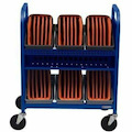 Bretford CUBE Transport Cart with Caddies - TVCT30CAD