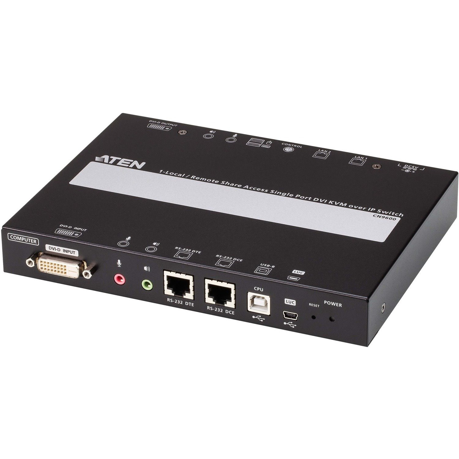 ATEN 1-Local/Remote Share Access Single Port DVI KVM over IP Switch