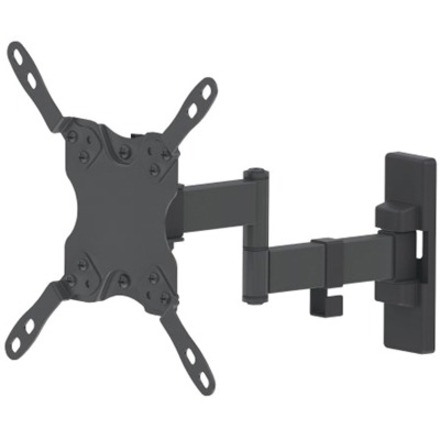 TV & Monitor Mount, Wall, Full Motion, 1 screen, Screen Sizes: 13-42" , Black, VESA 75x75 to 200x200, Max 20kg, Tilt & Swivel with 3 Pivots, Lifetime Warranty