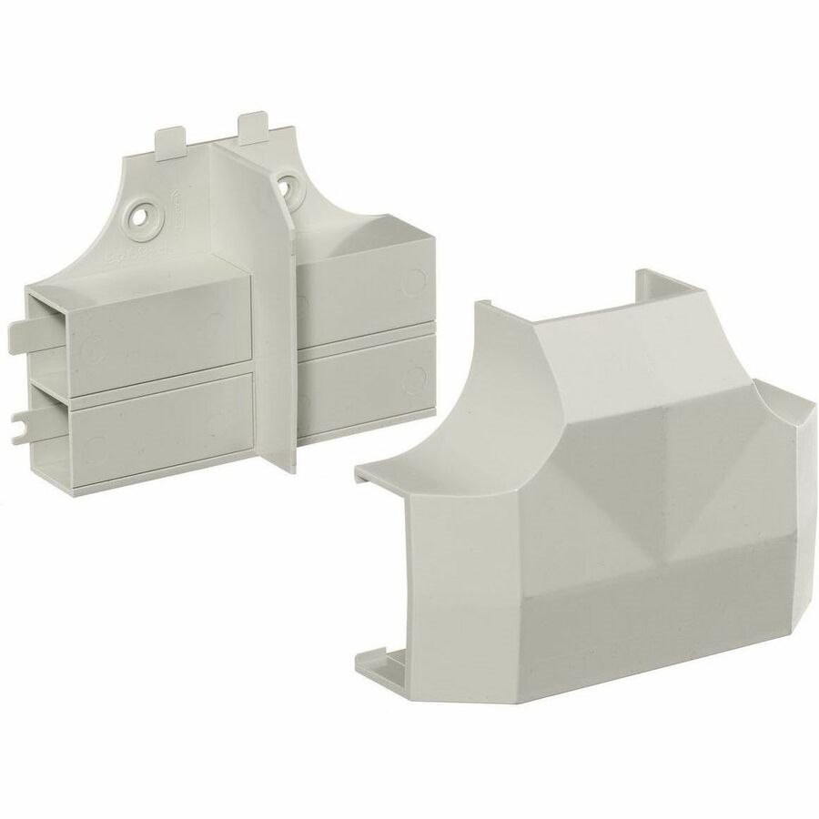 Hubbell Premise Wiring Non-Metallic Raceway, Latching WallTrak, WALLTRAK2, Base and Cover, Tee Fitting