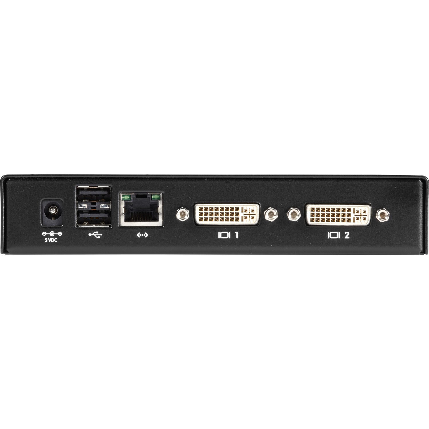 Emerald&reg; KVM-over-IP Receiver - Dual-Monitor, DVI-D, USB 2.0, Audio, RJ45