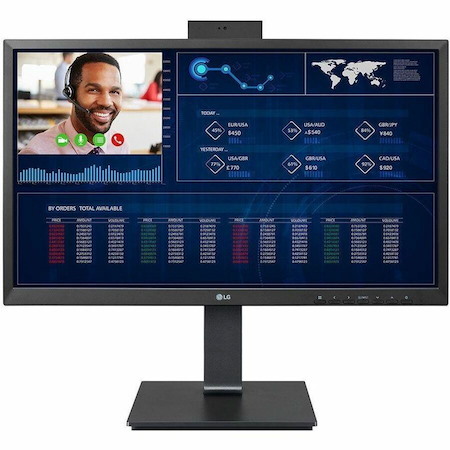 LG 24CR660NK-6P All-in-One Thin Client - Intel Celeron N5105 Quad-core (4 Core) 2 GHz - Black