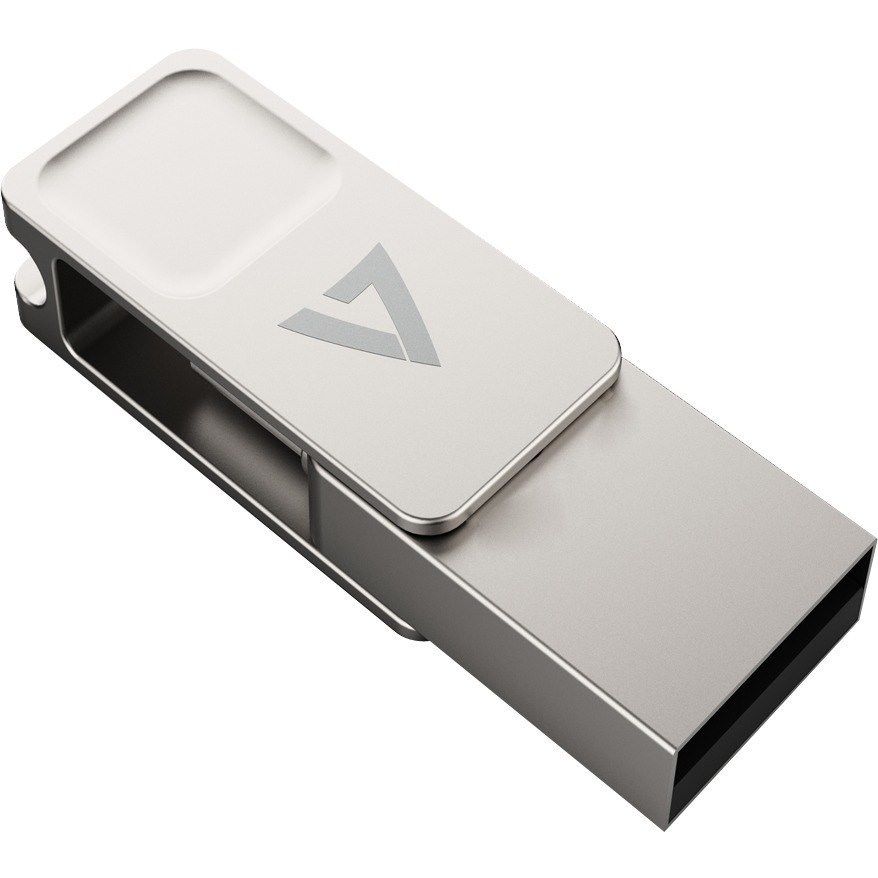 V7 VF364GTCV7 USB-C Dual-Purpose Flash Drive USB3.2 - Type A 64GB