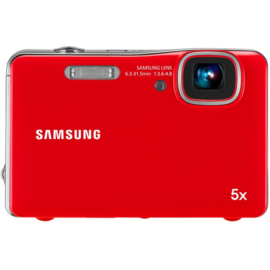 Samsung WP10 12.2 Megapixel Compact Camera - Red