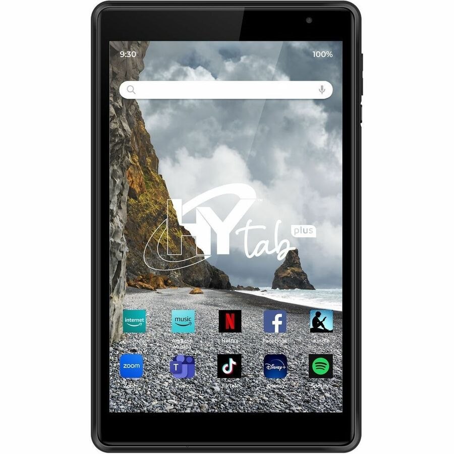 Hyundai HyTab Plus 8WB3 Tablet - 8" HD - Allwinner A523 - 4 GB - 64 GB SSD - Android 13 - Black