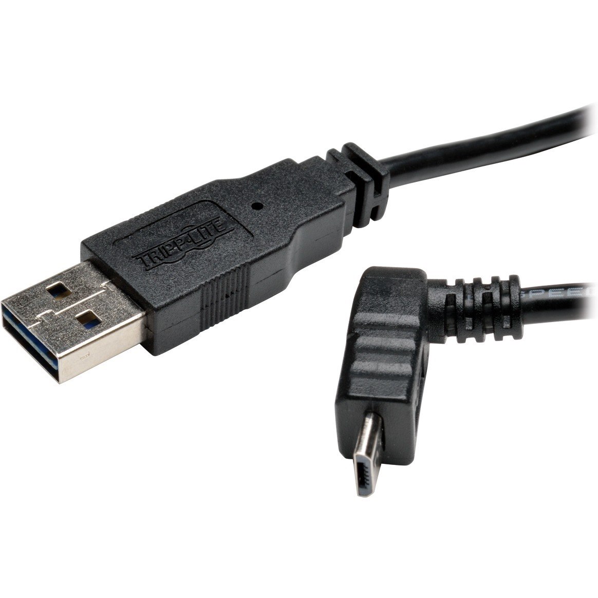 Eaton Tripp Lite Series Universal Reversible USB 2.0 Cable (Reversible A to Up-Angle 5Pin Micro B M/M), 6 ft. (1.83 m)