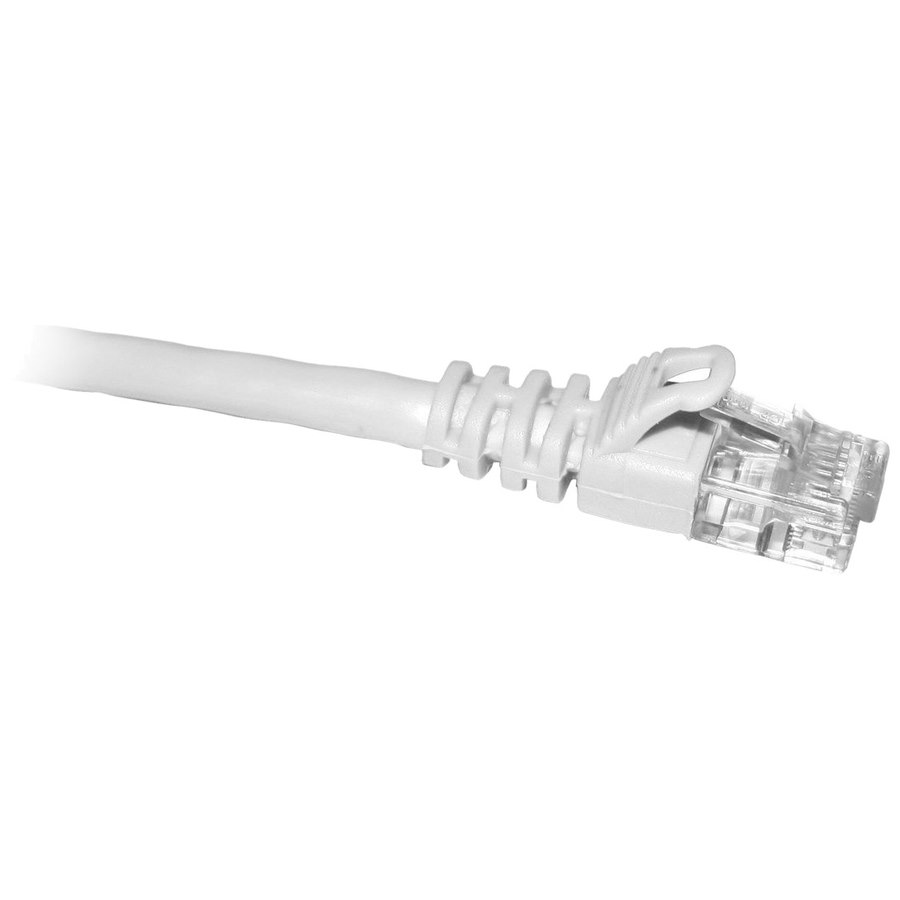 ClearLinks 100FT Cat5E 350MHZ White Molded Snagless Patch Cable