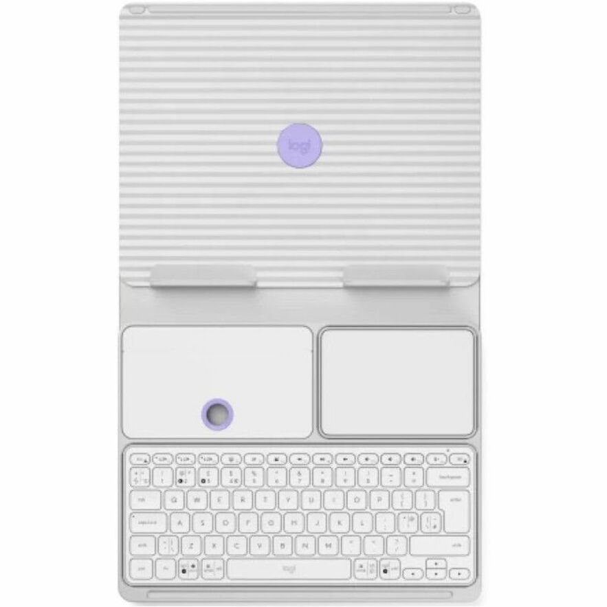 Logitech Casa Pop-Up Desk - Keyboard And Touchpad Set - Wireless - Bluetooth Le - Nordic Calm