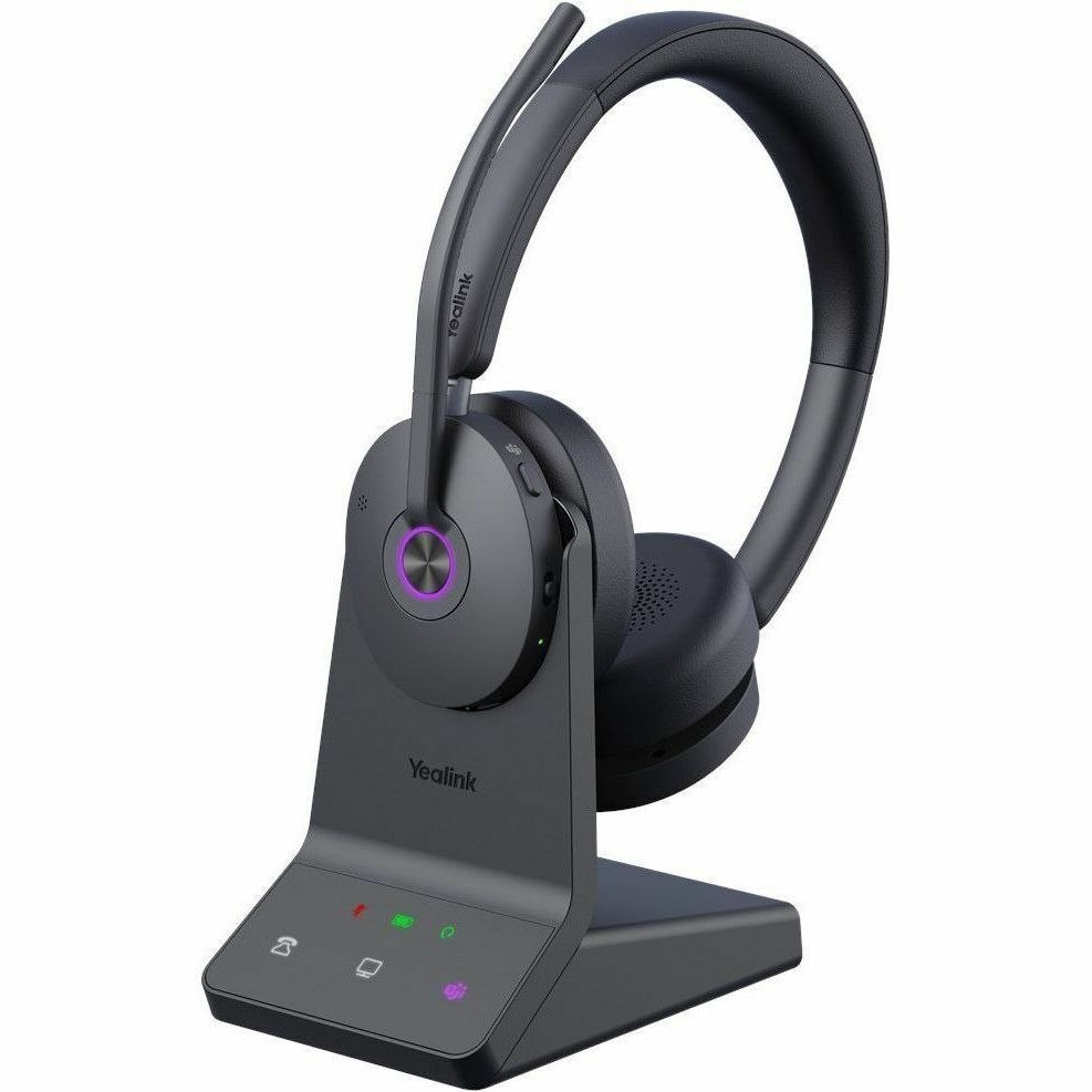 Yealink WH68 Wireless Behind-the-head Stereo Headset - Black