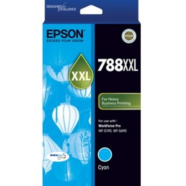 Epson DURABrite 788XXL Original High Yield Inkjet Ink Cartridge - Cyan Pack