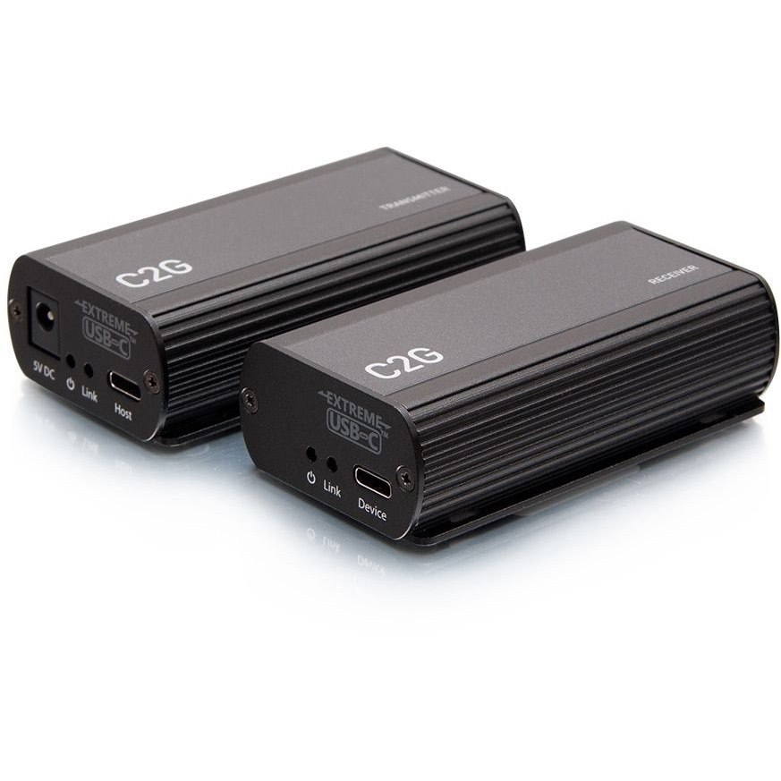 C2G 1-Port USB C Extender Transmitter to Receiver Kit - USB 3.2 Gen 1