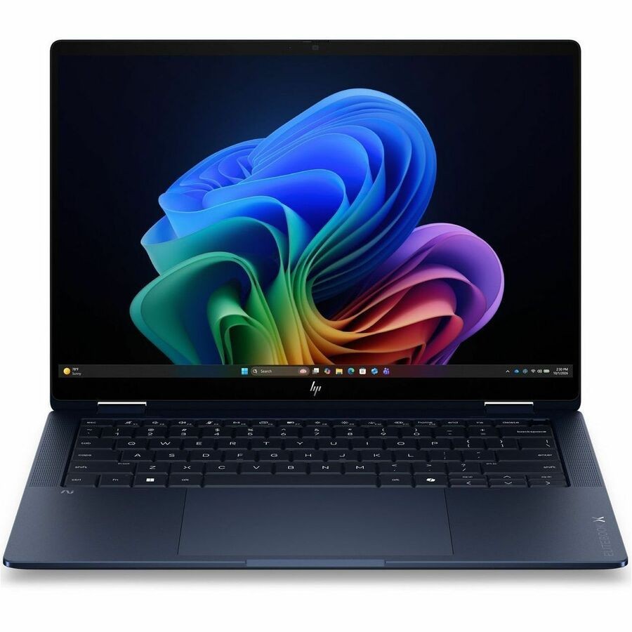 HP EliteBook X Flip G2i 14" Touchscreen Convertible Copilot+ PC 2 in 1 Notebook - 5G - WUXGA - Intel Core Ultra 7 Series 3 366H - vPro Technology - 32 GB - 512 GB SSD - English Keyboard - Atmospheric Blue