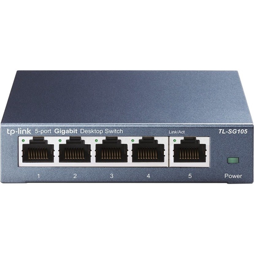 TP-Link TL-SG105 5 Ports Ethernet Switch - Gigabit Ethernet - 10/100/1000Base-T